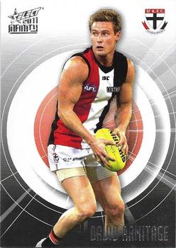 2011 Select AFL Infinity #148 David Armitage Front